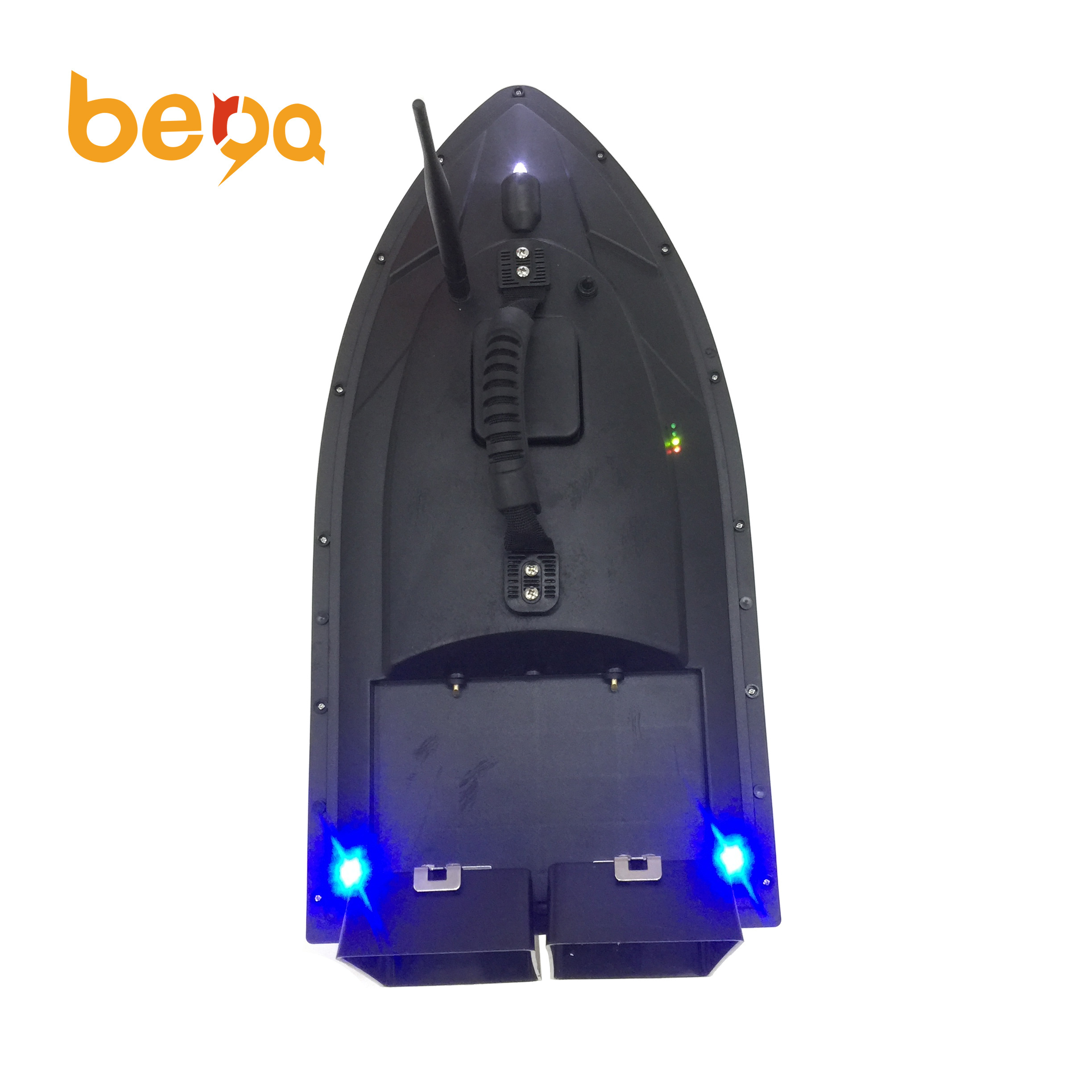 RC Boat 500m Remote Control Fishing Bait Boat 2motors Nesting boat finder with 2bait hopper and night lights