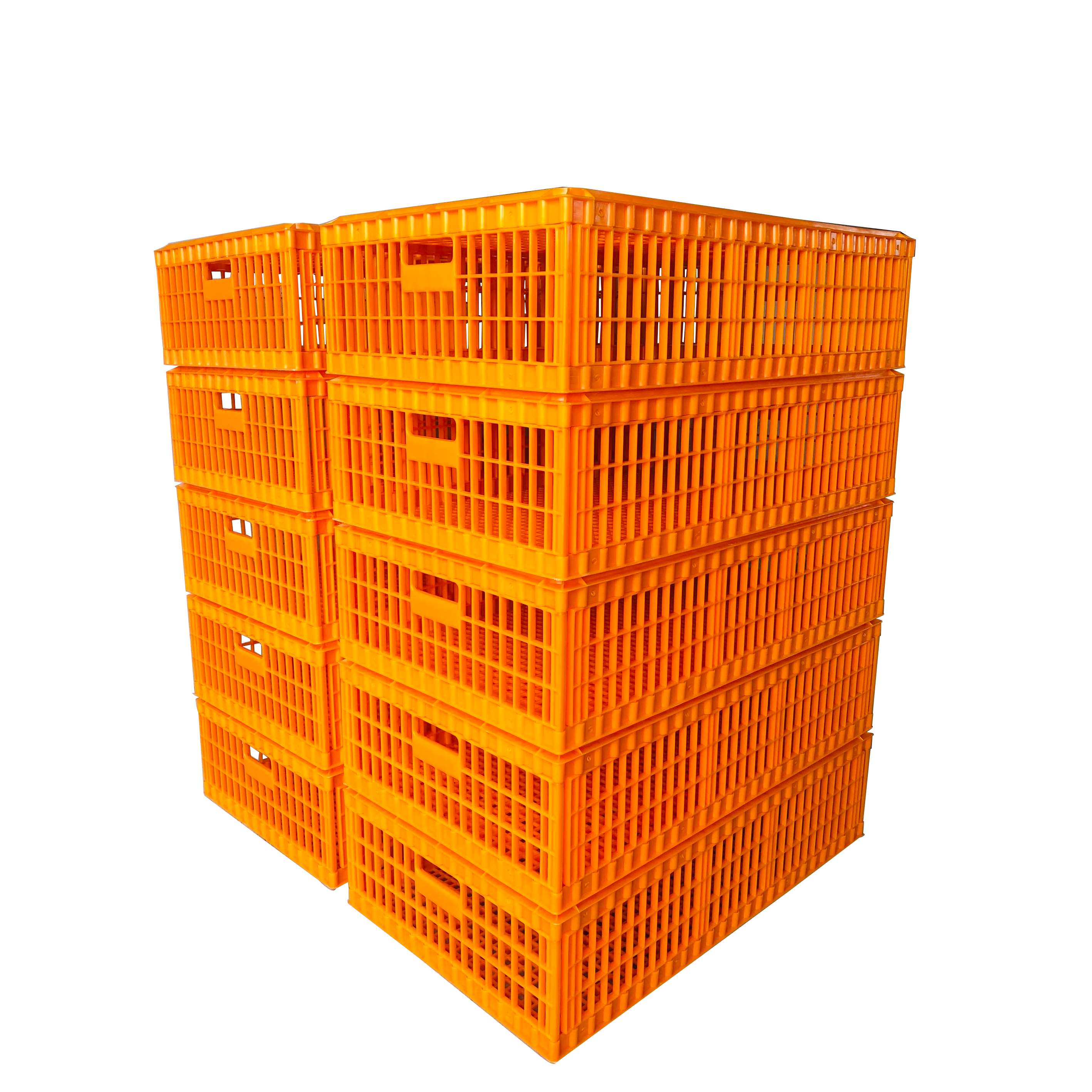 plastic orange chicken crates chicken transport crates for sale  plastic cages for chicken