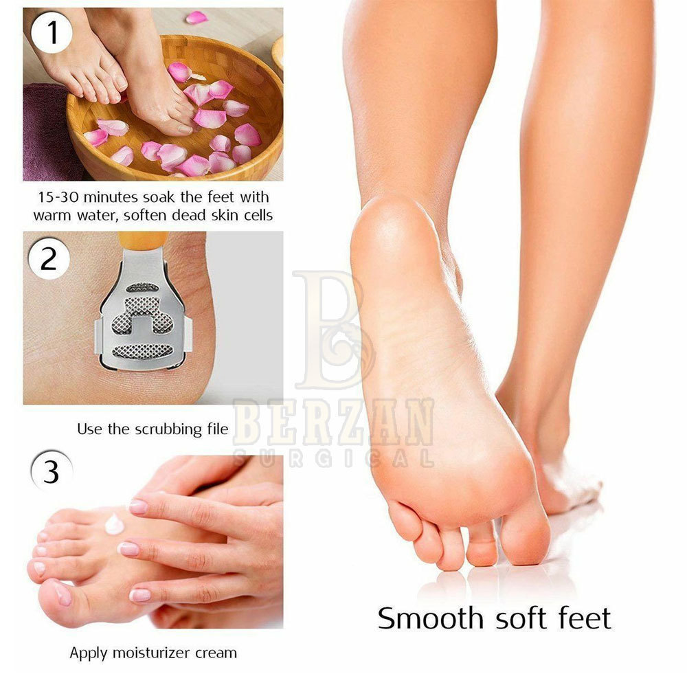 Callus Shaver Foot File Care Hard Skin Remover Callus Shaver  Foot File Heads for Hand Feet/Steel Callus Remover