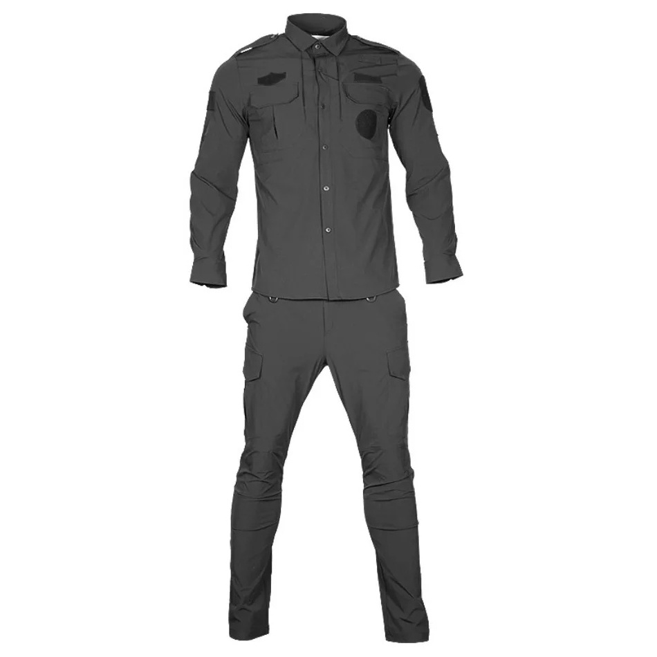 Hot Selling Customize Security Uniform Set Guard Security Officer Uniforms Shirts Pants Security Uniforms for Men & Women