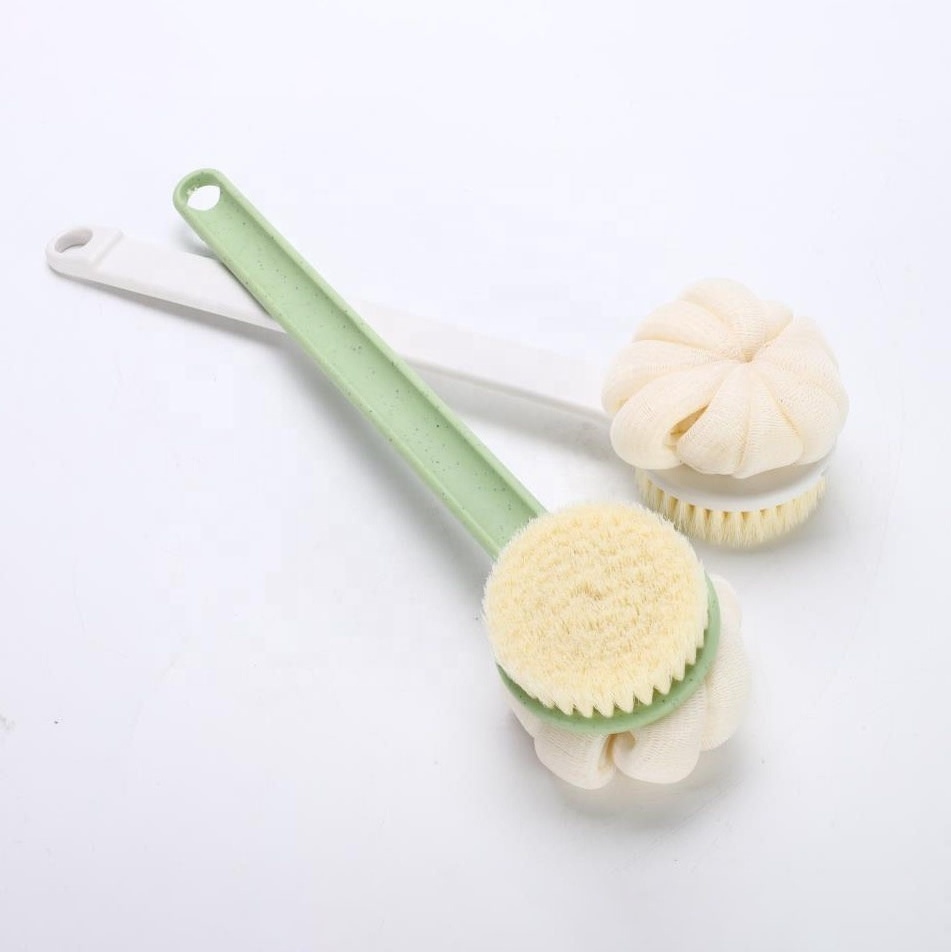 Bath shower back body cleaning scrub brush