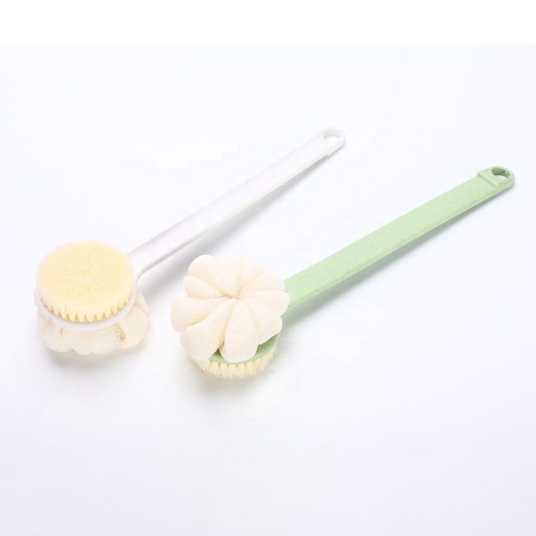 Bath shower back body cleaning scrub brush