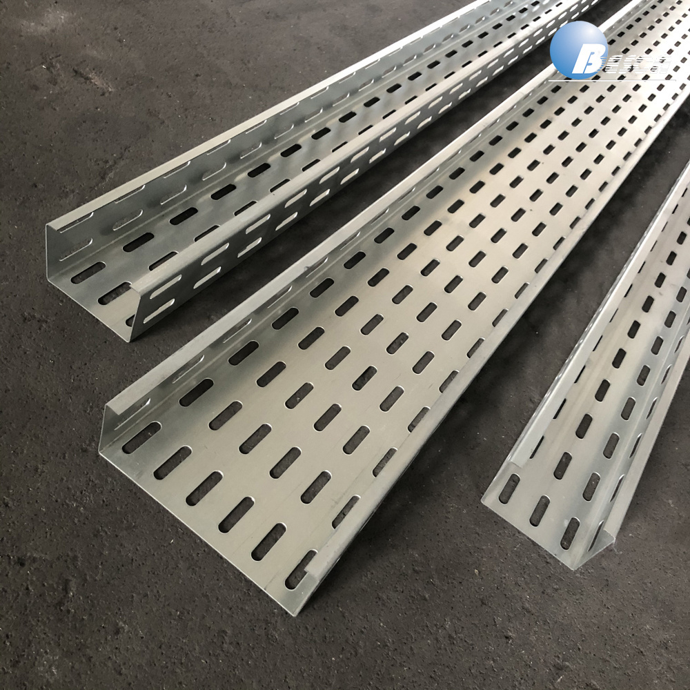 HDG Hot Dip Galvanized Perforated Cable Tray Trough Type CE UL