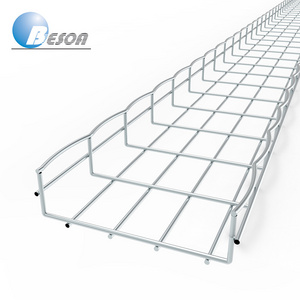 Galvanised Wire Mesh Basket Cable Trays (Straight or Cablofil Type o OEM)