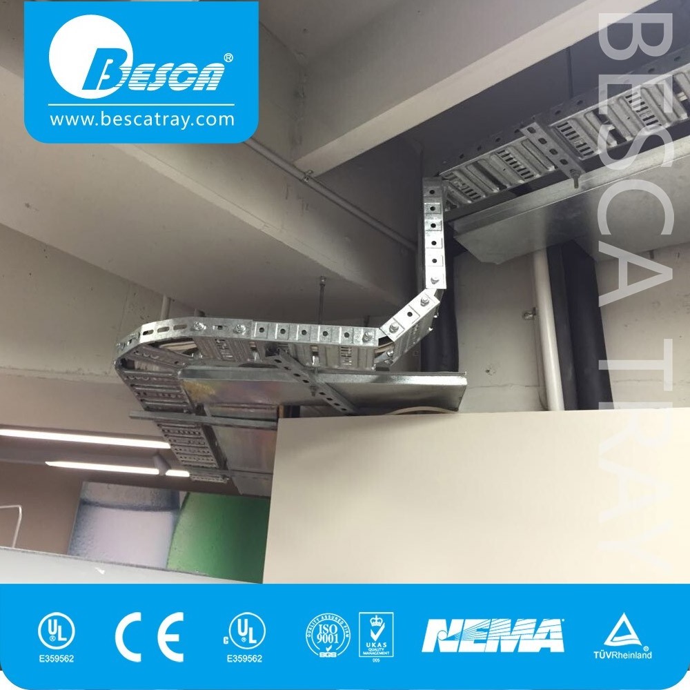 BESCA High Quality Premium Cable Tray Carrier Custom Size Steel Profile Flexible Galvanized Cable Ladder