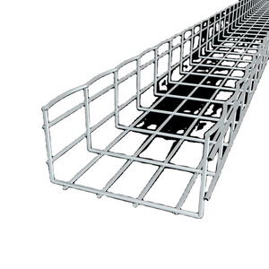 Electrical Zinc Coated Wire Mesh Cable Tray And Cable Management