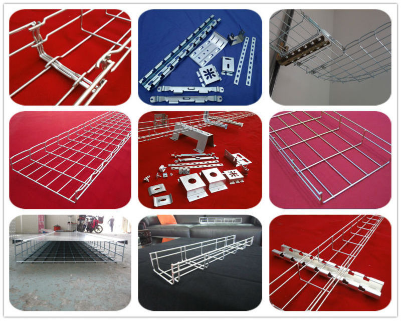 Galvanised Wire Mesh Basket Cable Trays (Straight or Cablofil Type o OEM)