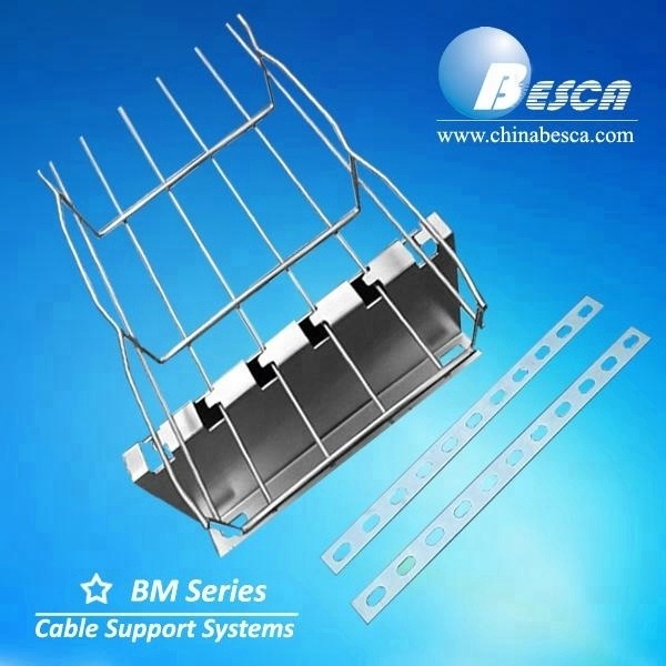 Electrical Zinc Coated Wire Mesh Cable Tray And Cable Management