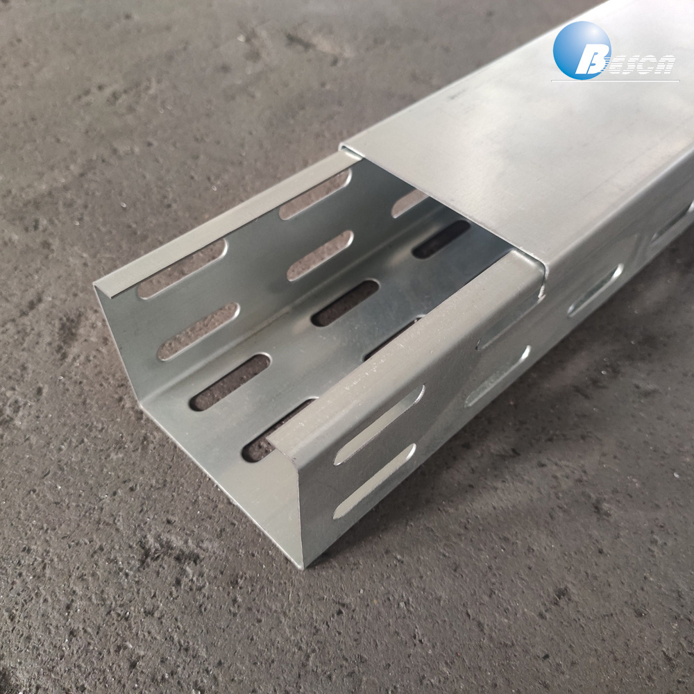 HDG Hot Dip Galvanized Perforated Cable Tray Trough Type CE UL