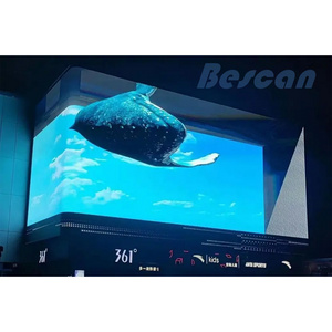 Bescan P6.25  Indoor outdoor Led Screen Display Rgb Panels Curved Video Wall Manufacturer Round Led Screen