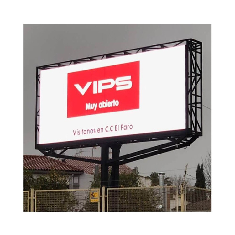 P4 P5 P6 outdoor street lighting pole vertical digital signage signs LED advertising screen