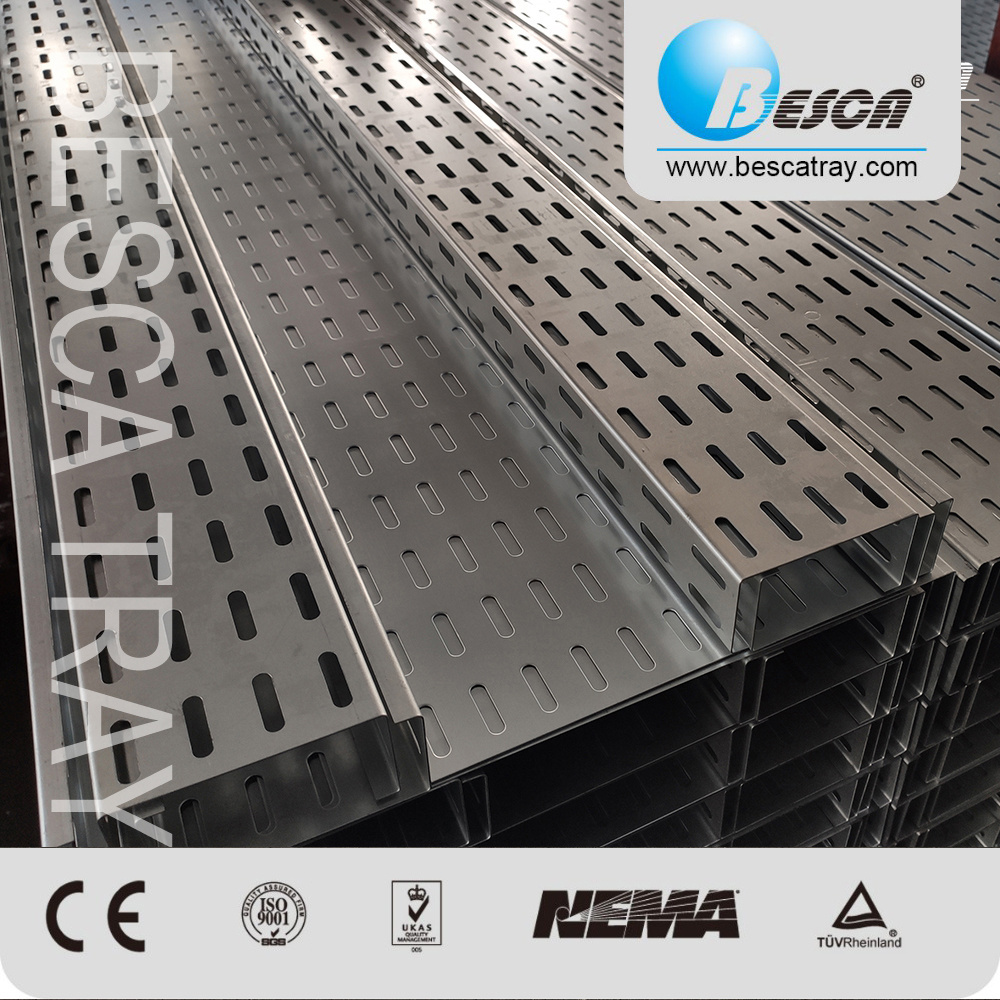 Besca Stainless Steel 304 Metal Cable Tray With Cover