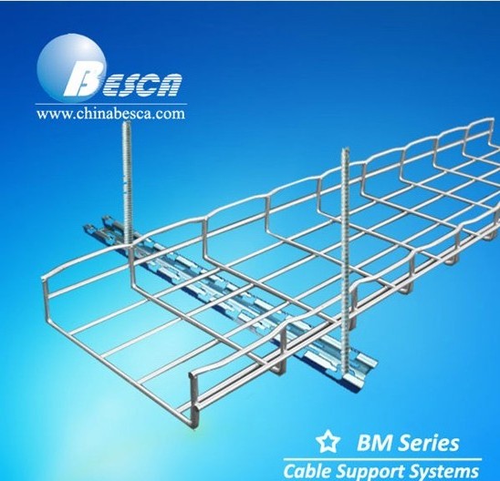 Stainless Steel SS316 wire mesh cable tray/ wire basket cable tray