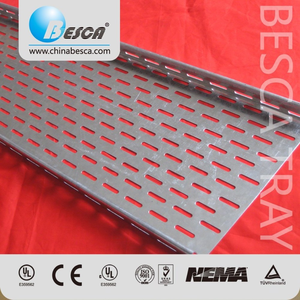 Manufacturers Aluminum Hot Dip Galvanized Stainless steel 316 L Perforated ladder rack cable tray