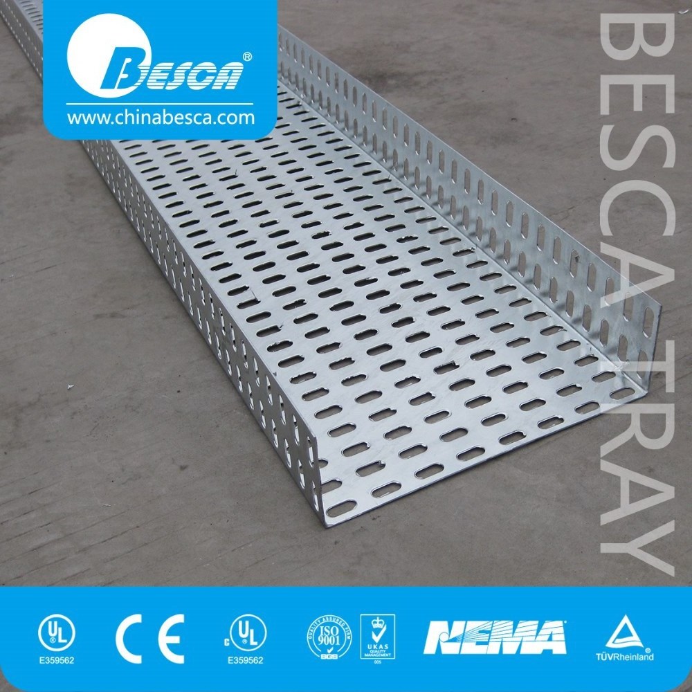 Manufacturers Aluminum Hot Dip Galvanized Stainless steel 316 L Perforated ladder rack cable tray