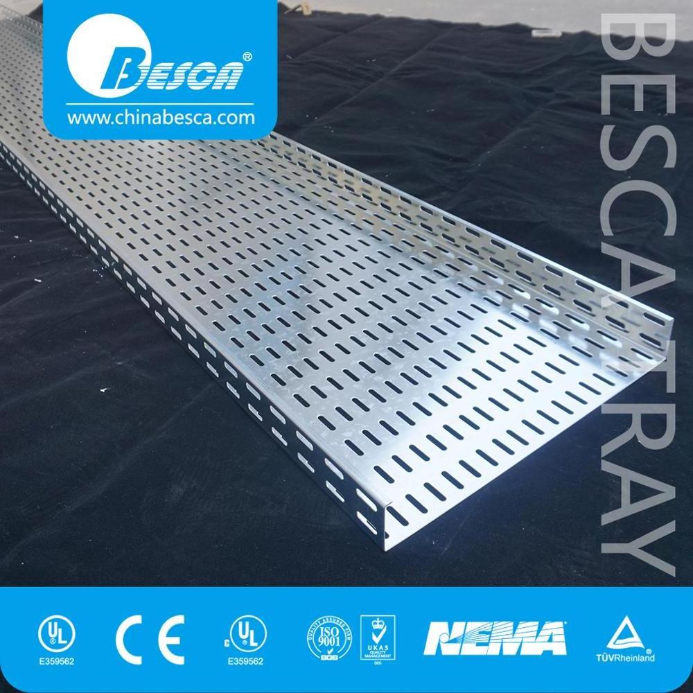 Hot dip galvanized Steel Factory Outlet Sales Heavy Duty Cable tray with Cover Clip