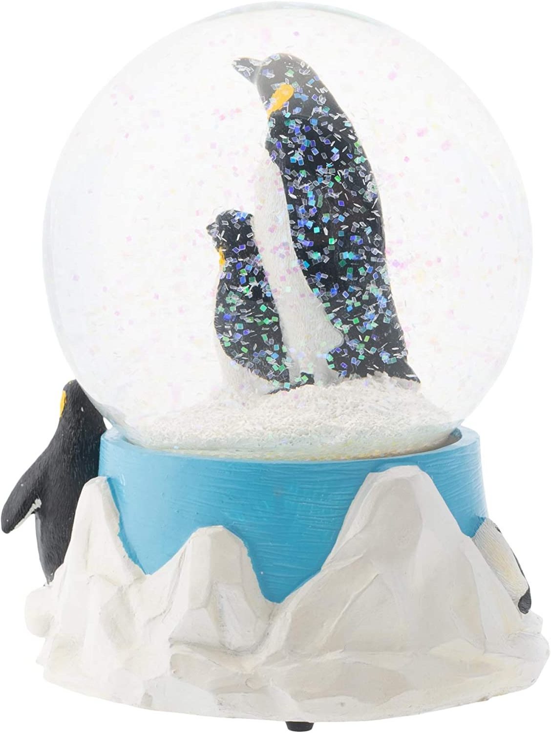 Custom Inner Resin  Water Snow Ball Acrylic Snow Dome Penguin Snow Globe