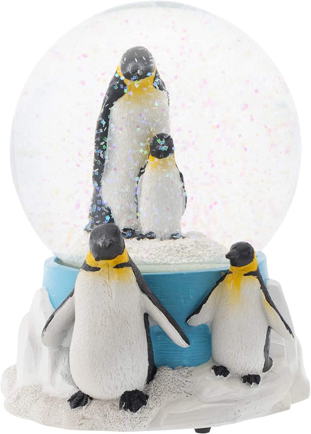 Custom Inner Resin  Water Snow Ball Acrylic Snow Dome Penguin Snow Globe