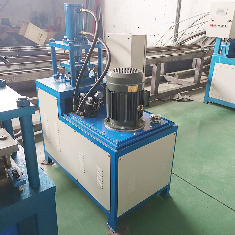 Hydraulic Press Stainless Steel Hole Piercing Machine Metal Tube Pipe square round profile Punching Machine