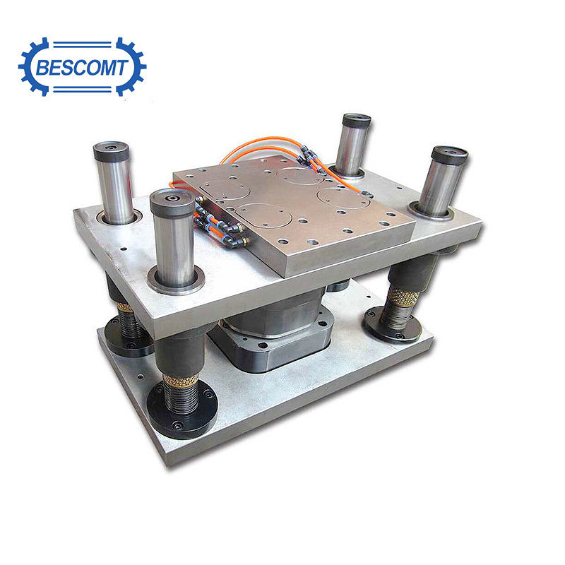 Progressive Stamping Tool For Brake Pads Backing Plate Punching Mold Die