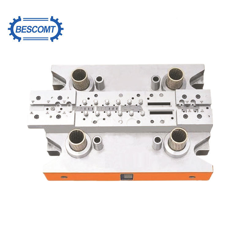 Progressive Stamping Tool For Brake Pads Backing Plate Punching Mold Die