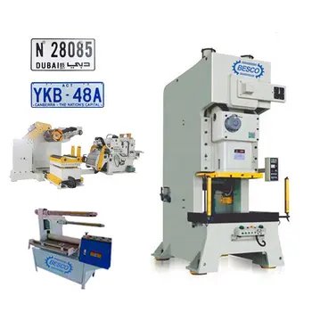 Making machine for car license number plate China  automatic pressing machine