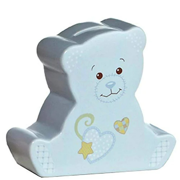 promotional piggy bank cat ceramic astronaut design white cute coin box money saving box for adults