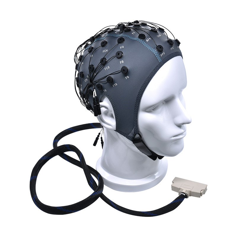 20/32/64 channel EEG hat with many kind of leads neurofeedback devices