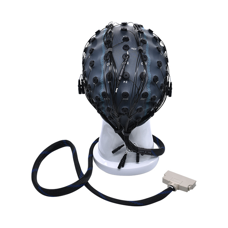 20/32/64 channel EEG hat with many kind of leads neurofeedback devices