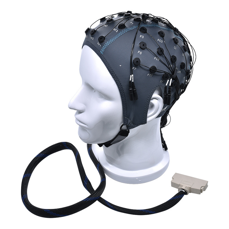 20/32/64 channel EEG hat with many kind of leads neurofeedback devices