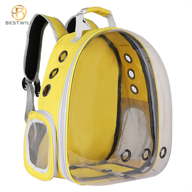 BESTWILL 2021 Hot Selling Airline Approved Portable Pet Carrier Travel backpack Transparent Pet Carrier Backpack Capsule