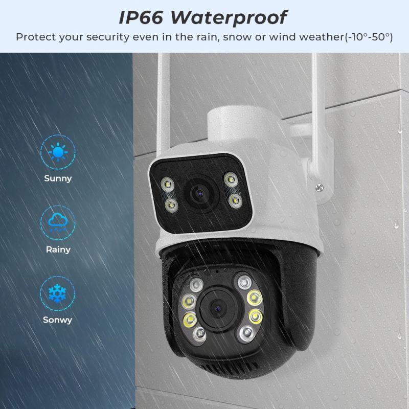 Security Camera 12Mp 1080P Outdoor Hd Large Lens With Clock Spike Poster For 2K Mobile Cctv 360 Wifi Indoor Wholesalers