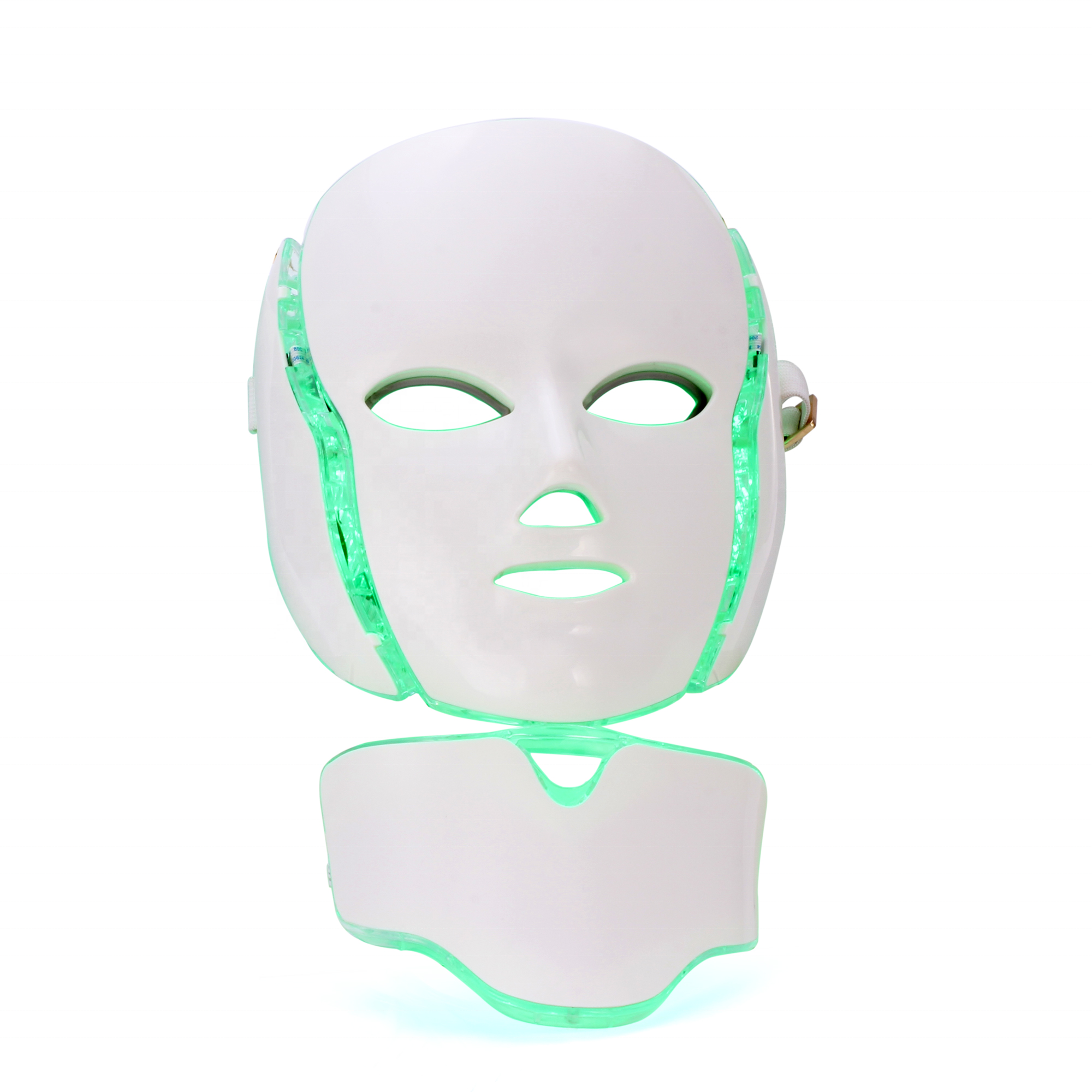 Portable Pro 7 LED Skin Care Mask for Face and Neck Skin Rejuvenation Light Therapy Facial Care Mask