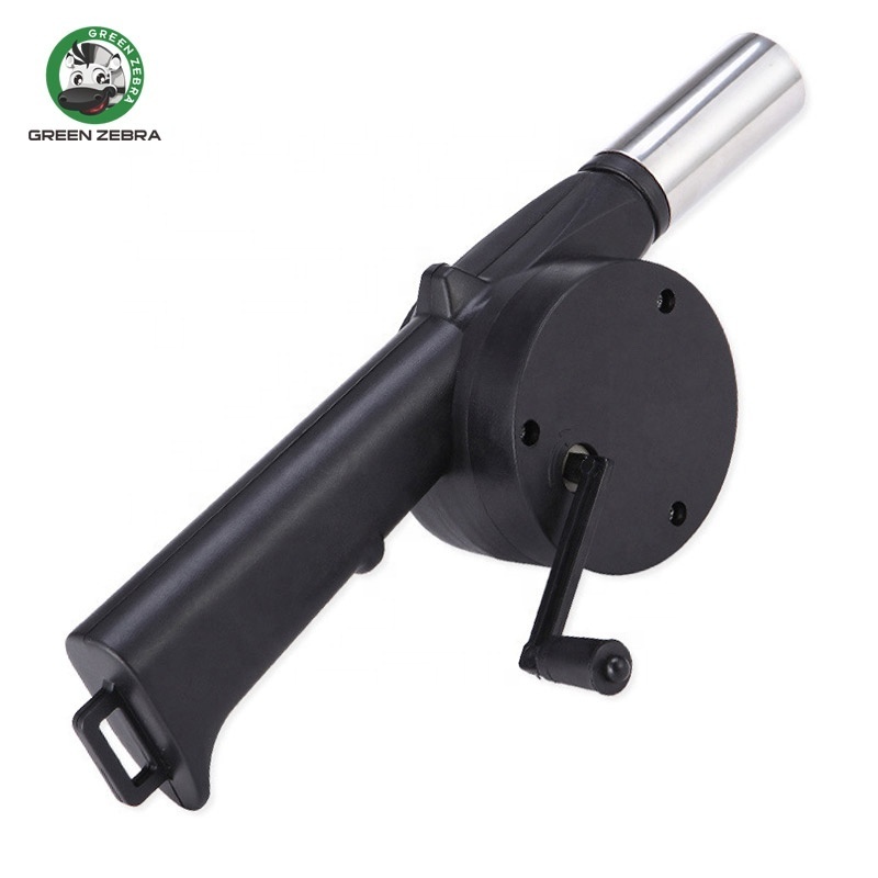 Outdoor Cooking Barbeque Air Blowers Small Portable Hand Manual Charcoal Grill BBQ Blower