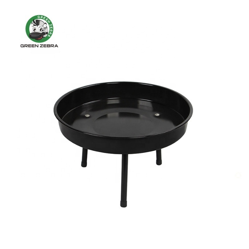 Outdoor Balcony Patio Height Adjustable Fire Bowl withTripod Hanging Cooking Charcoal Grill Portable Basket Fire Pit