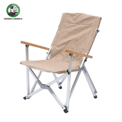 Outdoor Picnic Beach Furniture Portable Folding Lightweight Fishing Camping Chair with Armrest