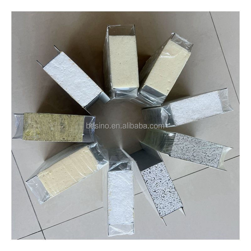 Fireproof PU Insulation Panels Sample 100mm PU Insulated Roofing Material PU Thermal Insulation Foam Rigid