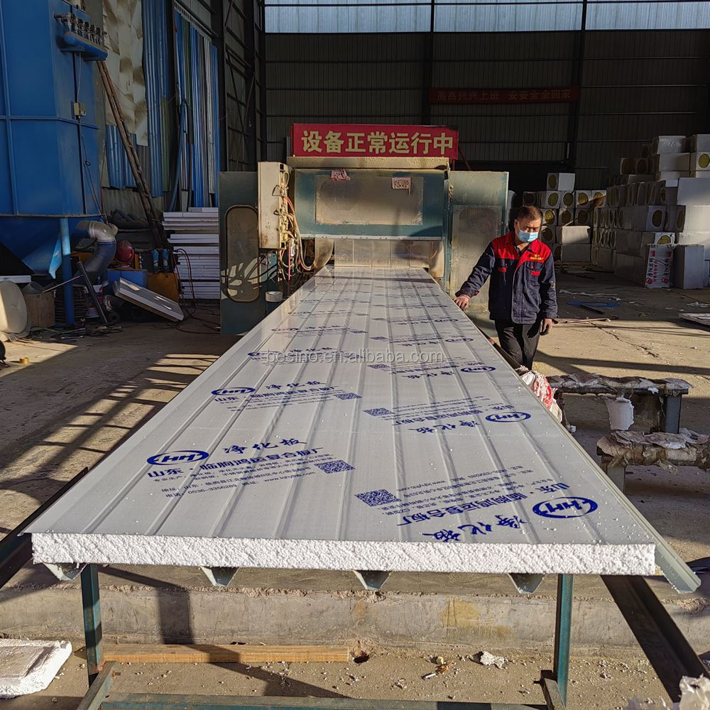 Fireproof Eps Roof Panel Black Roof Eps Sandwich Panels Building Construction Roof Panels Insulated Eps Sandwich