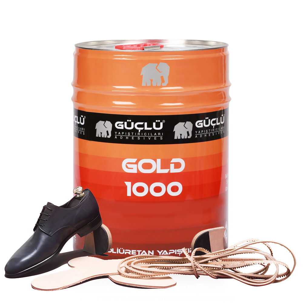 Best Quality Polyurethane Adhesives for shoes Sole Glue for Rubber Leather OEM item Gold 1000