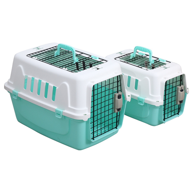 High Quality Portable Pet Carrier Airline Approved Plastic Cat Cage for Dog