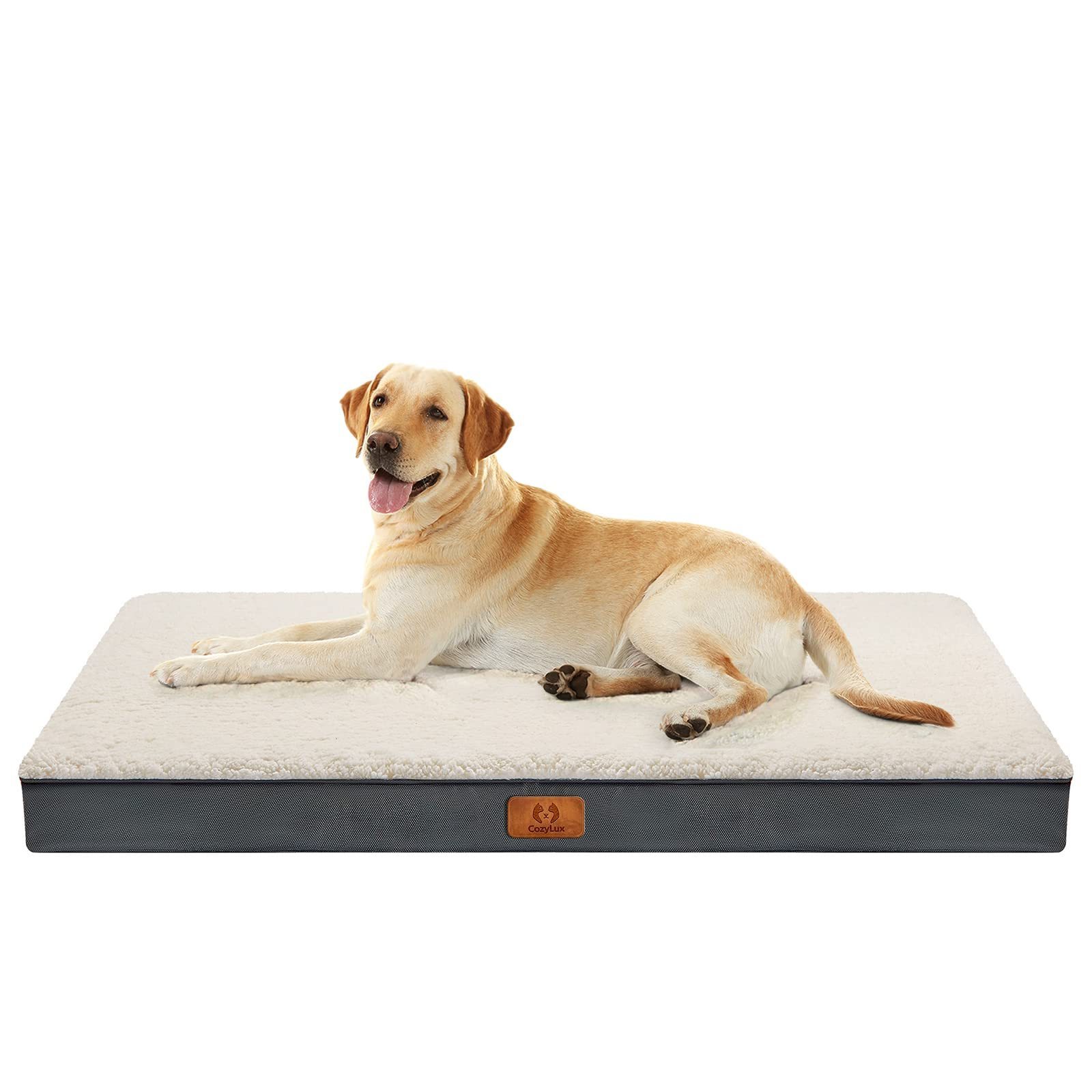 Dog Bed Large Dogs Big Orthopedic Egg Crate Foam Dog Pad with Removable Washable Cover