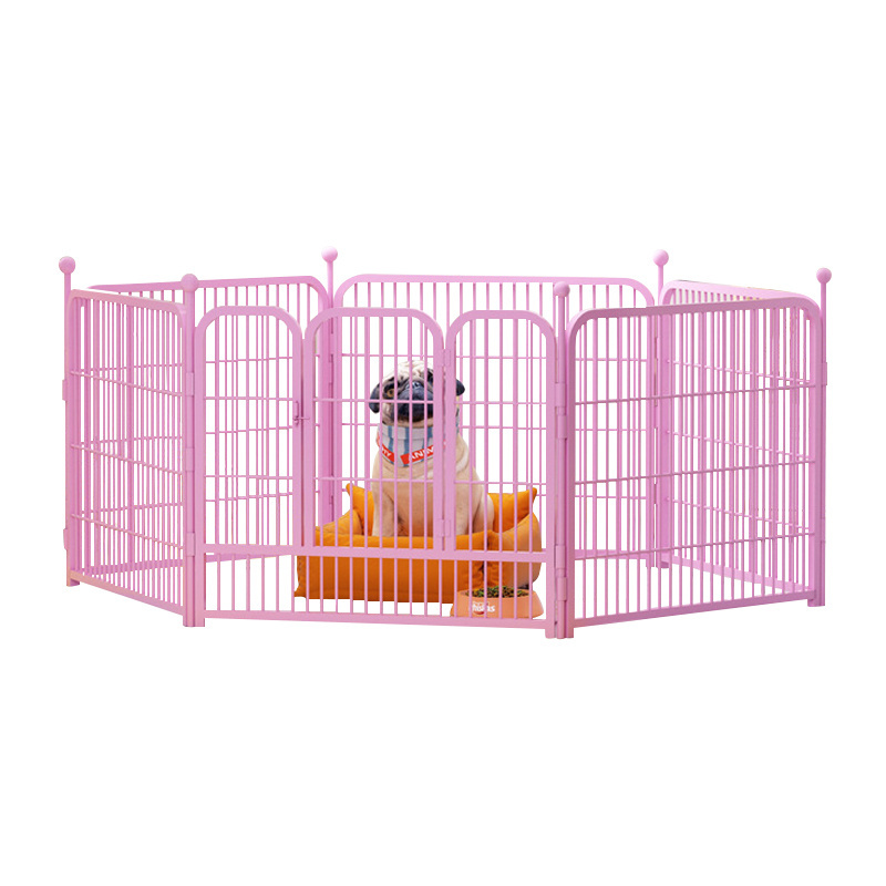 Indoor Outdoor Portable Puppy Playpen Big Dog Fence Cage with Gate for Dogs