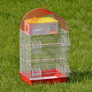 Factory Custom Pet budgerigar Bird Cage Collapsible Metal Carriers All Breeding Birds Parrot Large Medium Small Cages For Sale