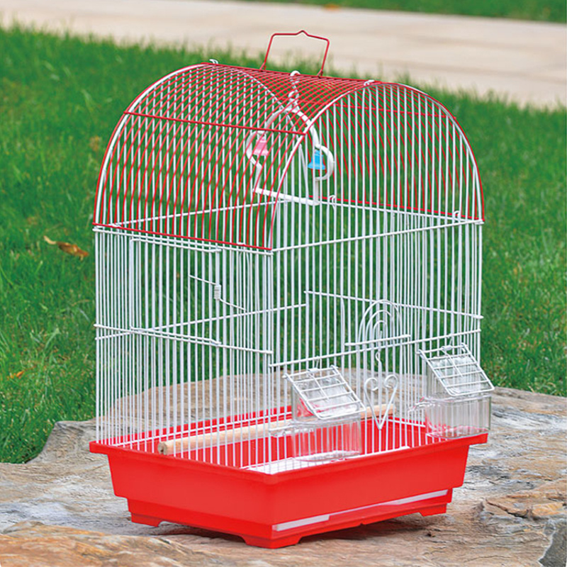 Factory Custom Pet budgerigar Bird Cage Collapsible Metal Carriers All Breeding Birds Parrot Large Medium Small Cages For Sale