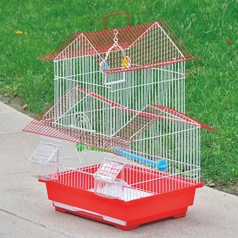 Factory Custom Pet budgerigar Bird Cage Collapsible Metal Carriers All Breeding Birds Parrot Large Medium Small Cages For Sale