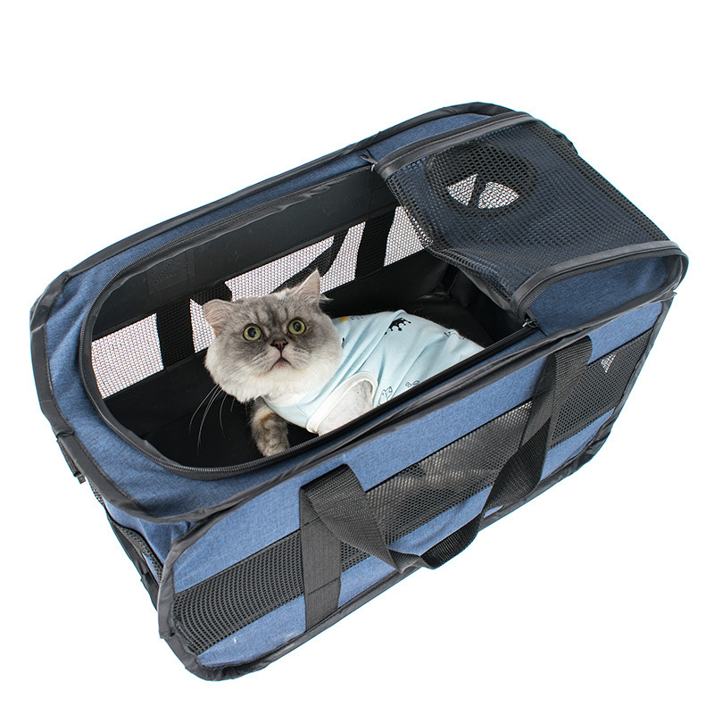 B021 Custom cardboard pet carriers wholesale dog pet sling carrier with private label