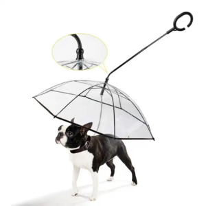 rainproof pet dog protector umbrella with leash pet dog umbrella pets umbrella