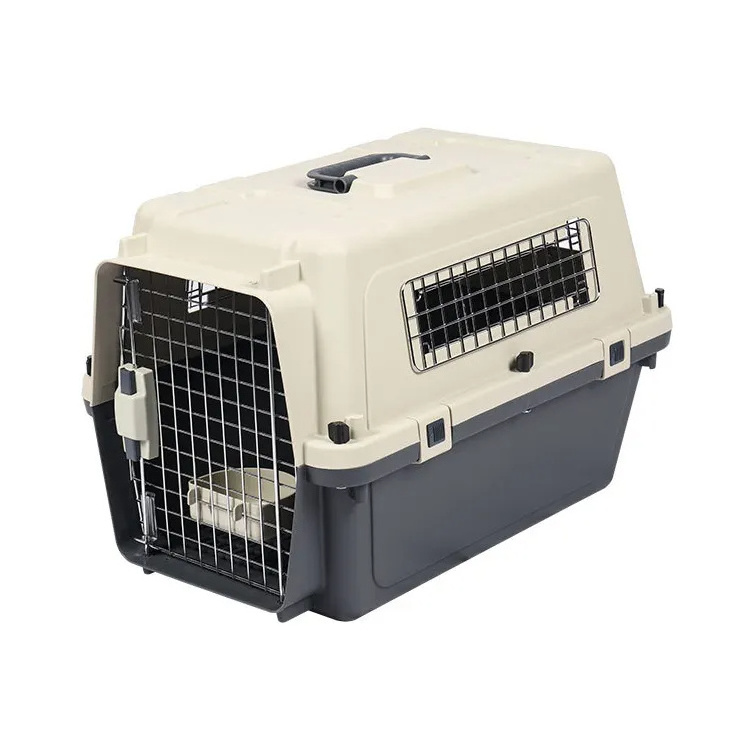 Good Quality Plastic Portable Traveling Pet Crate Cage Dog Airline Carrier Cage Durable Foldable Pet Kennel House