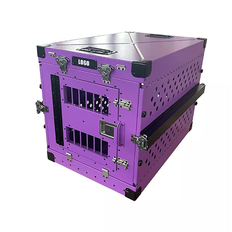 Durable Big Outdoor Pet Cage Foldable Dog Kennel Custom Dog Crates with Wheels