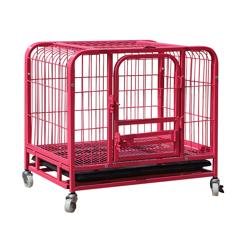 New Style Heavy Duty Pet Cages High Strength Metal Carriers Free Dog Cages and Crates Large Dog Cage With Wheels